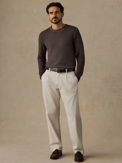 Sunwashed Dockside Sweater - Coast Brown