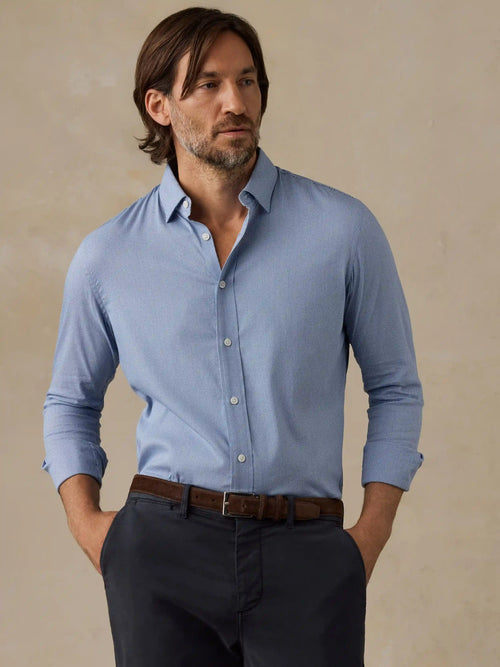 The Movement™ Shirt - Azure Pincheck