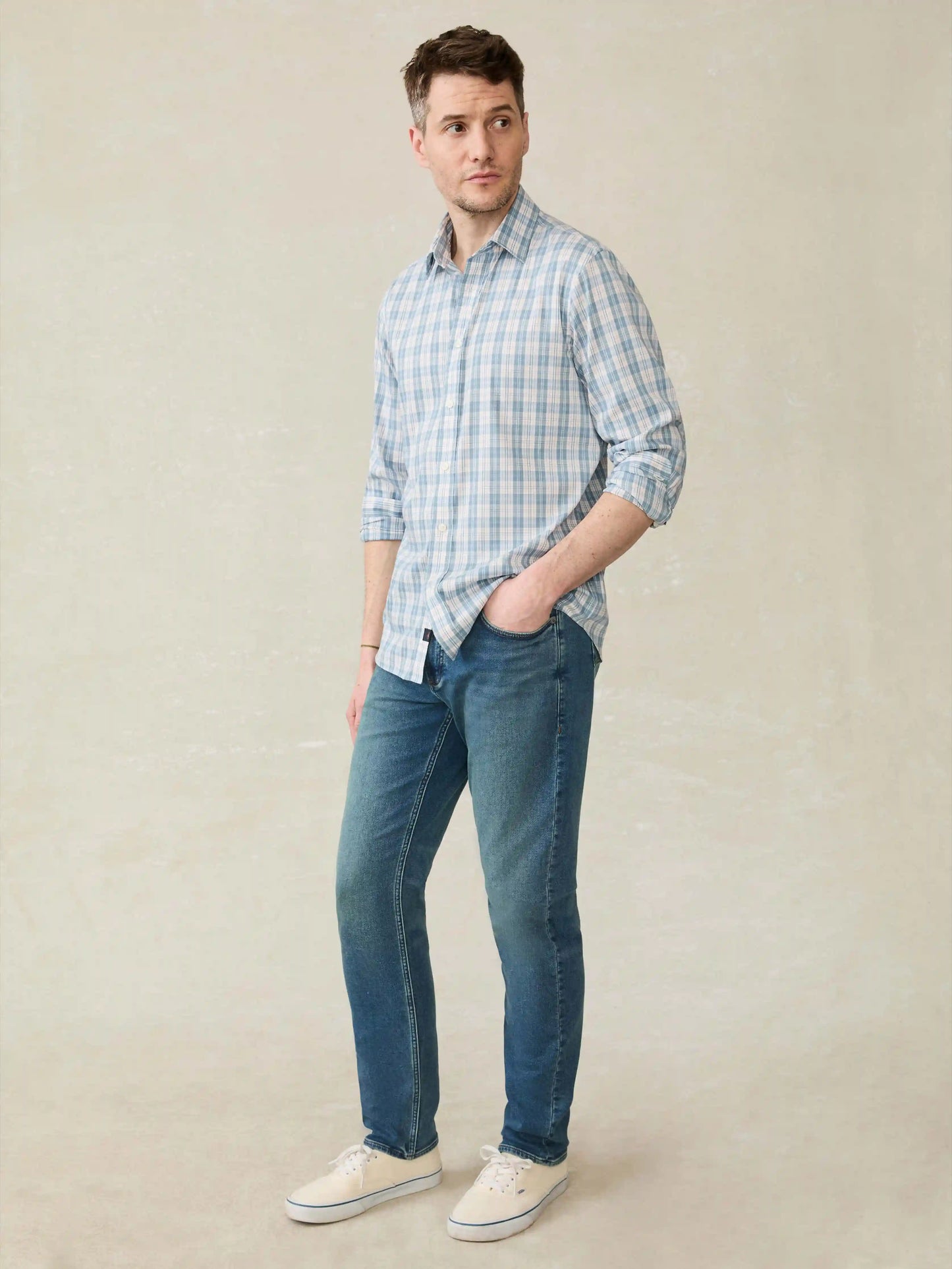 The Movement™ Shirt - Cloud Lake Plaid