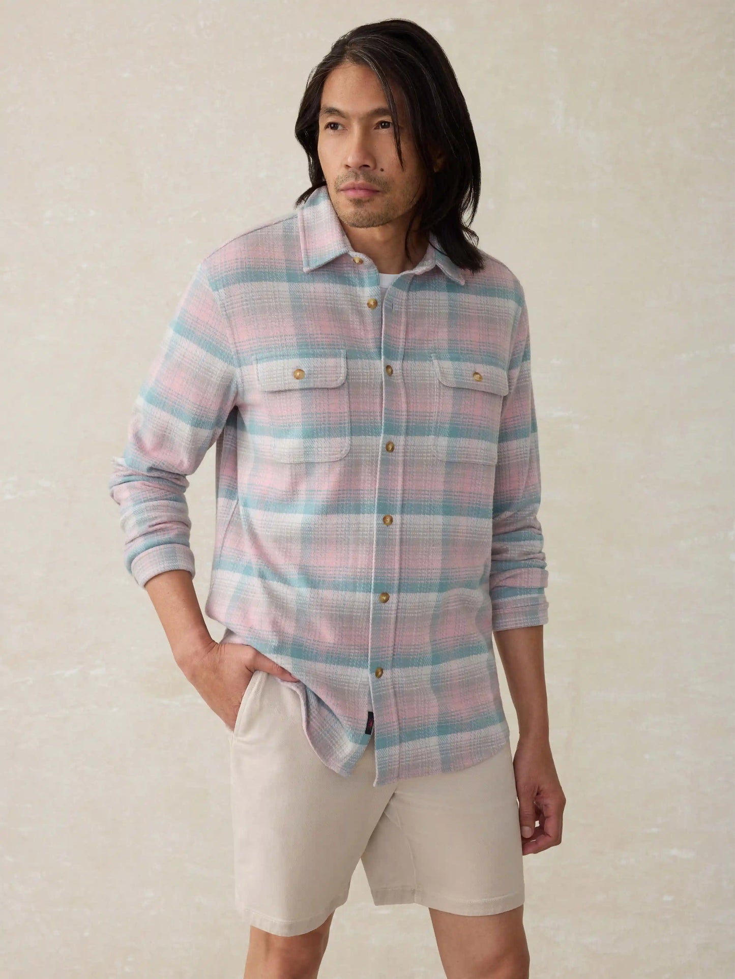 Legend™ Sweater Shirt - Sedona Sage Plaid