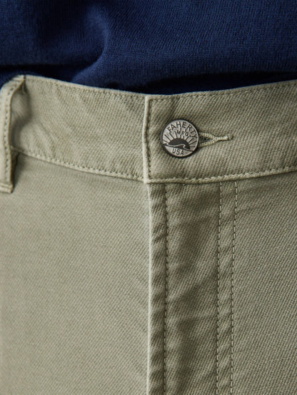 Stretch Terry 5-Pocket Pant - Faded Olive