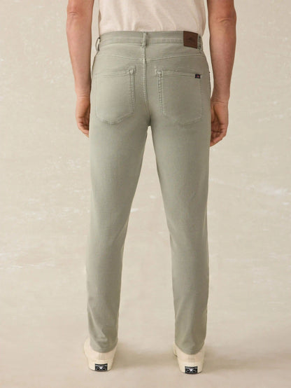 Stretch Terry 5-Pocket Athletic Fit Pant - Faded Olive