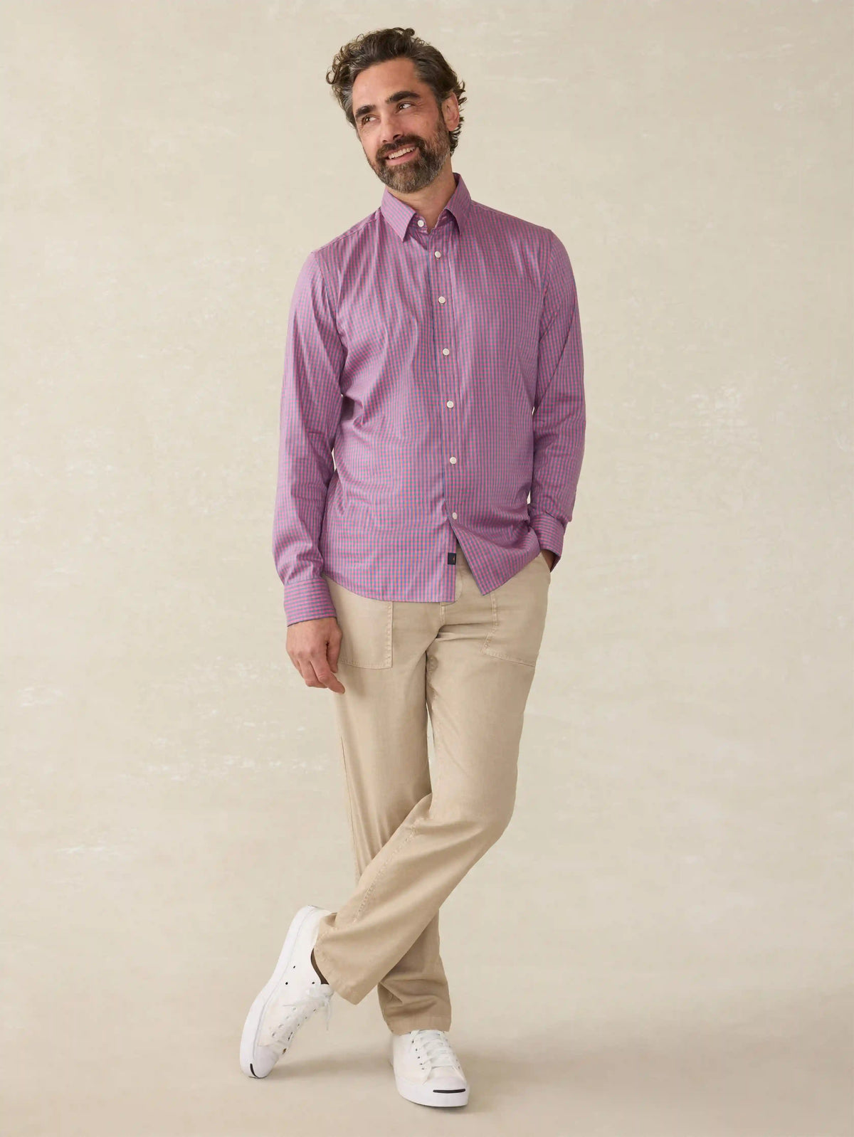 The Movement™ Shirt (Tall) - Blue Rose Gingham