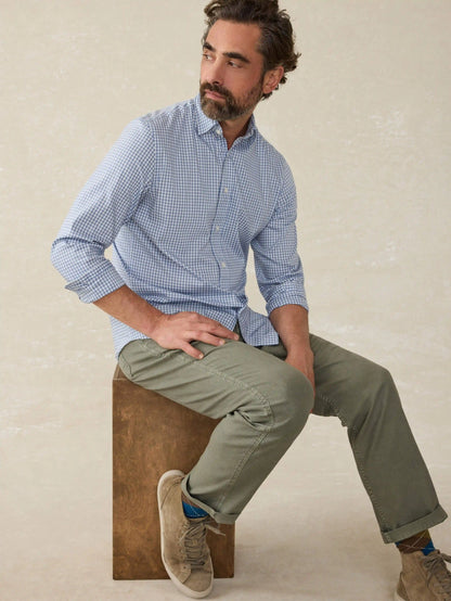 The Movement™ Shirt (Tall) - Light Blue Gingham