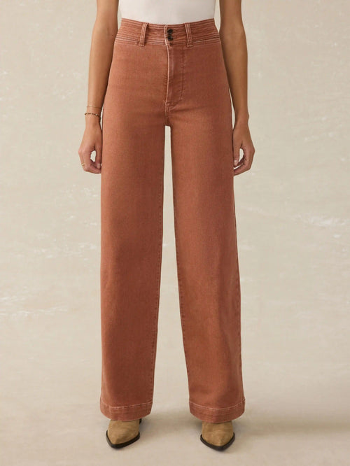 Stretch Terry Harbor Pant - Russet