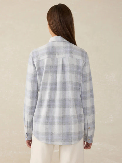 Legend™ Sweater Shirt - Blue Ravine Plaid