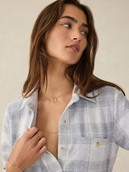Legend™ Sweater Shirt - Blue Ravine Plaid
