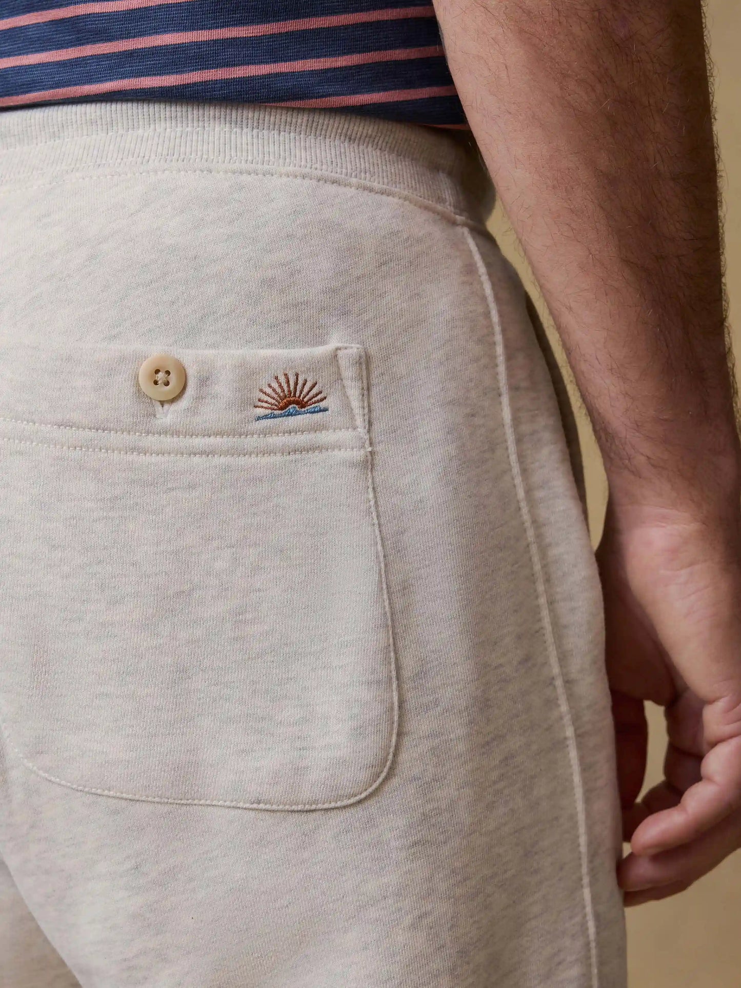High Standard Fleece Sweatpant - Antique Ivory Heather