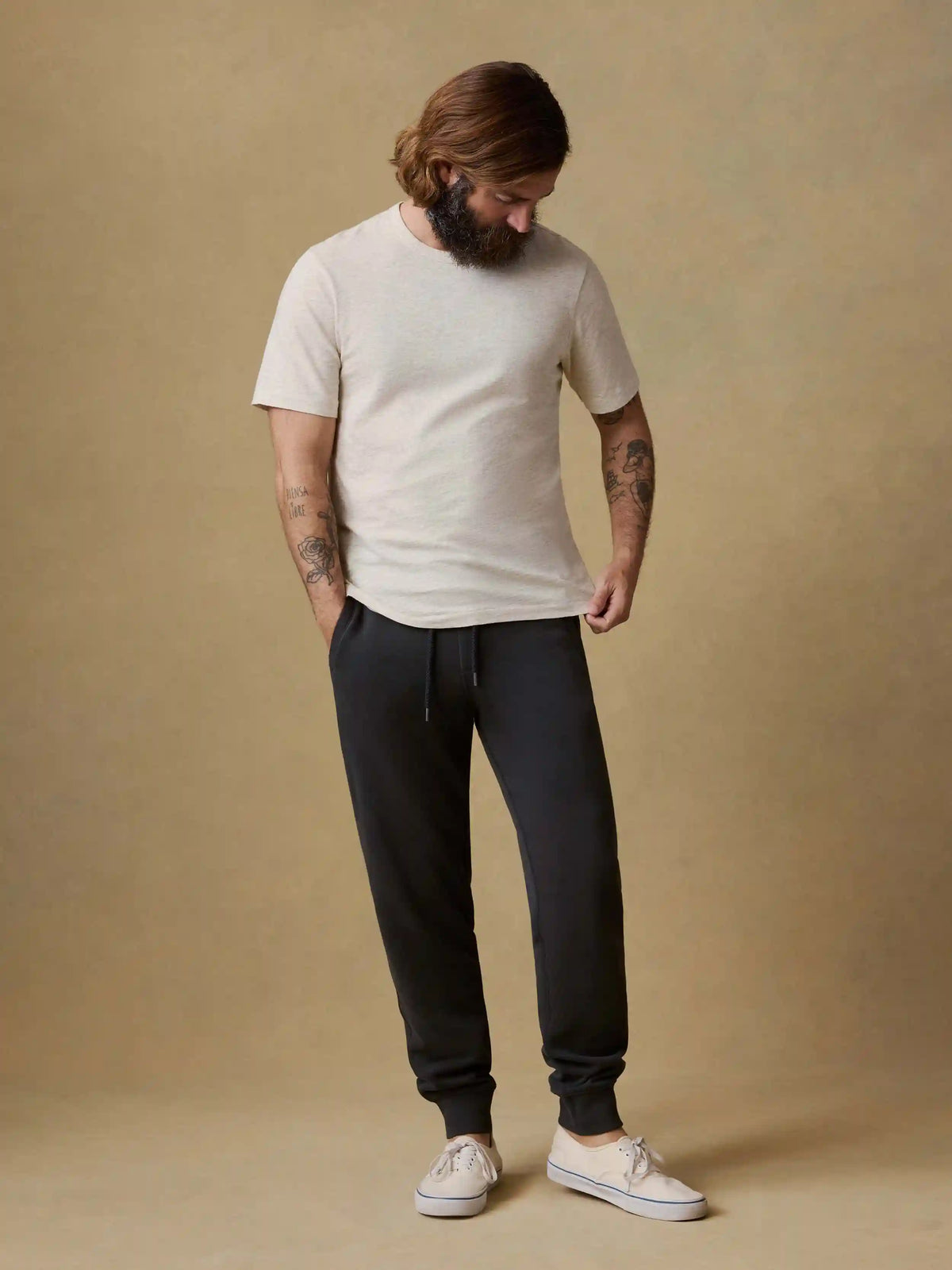 High Standard Fleece Sweatpant - Mountain Black