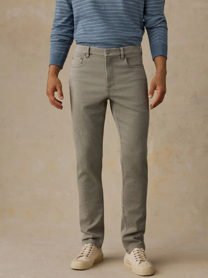 Stretch Terry 5-Pocket Athletic Fit Pant - Coastal Sage