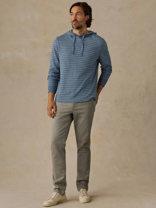 Stretch Terry 5-Pocket Athletic Fit Pant - Coastal Sage