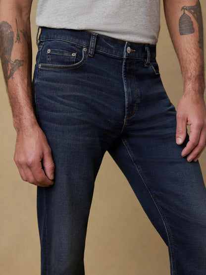 Stretch Terry Indigo 5-Pocket Pant - Belmar Coast Wash