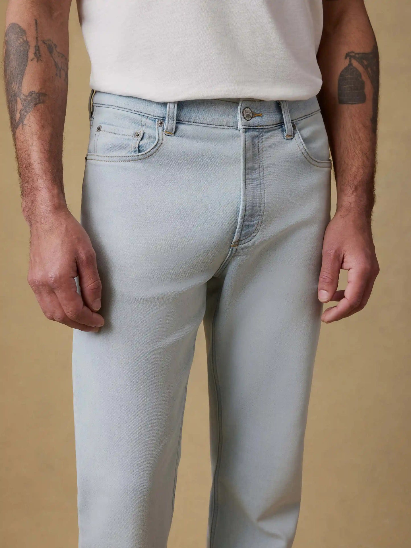 Stretch Terry Indigo 5-Pocket - Riverbend Wash
