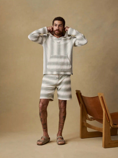Whitewater Sweatshort - Shell Point Stripe