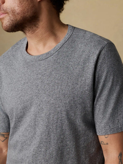 Sunwashed Regenerative Tee - Pebble Grey Heather