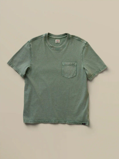 Short-Sleeve Recycled Cotton Tee - Coastal Sage