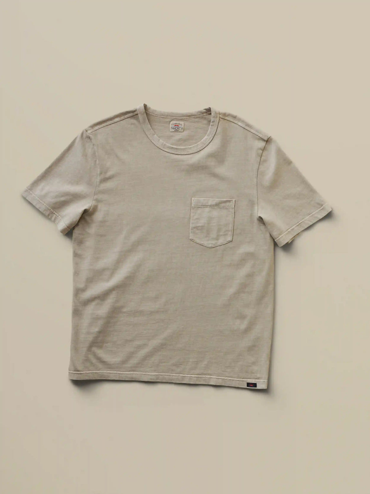 Short-Sleeve Recycled Cotton Tee - Sand Point
