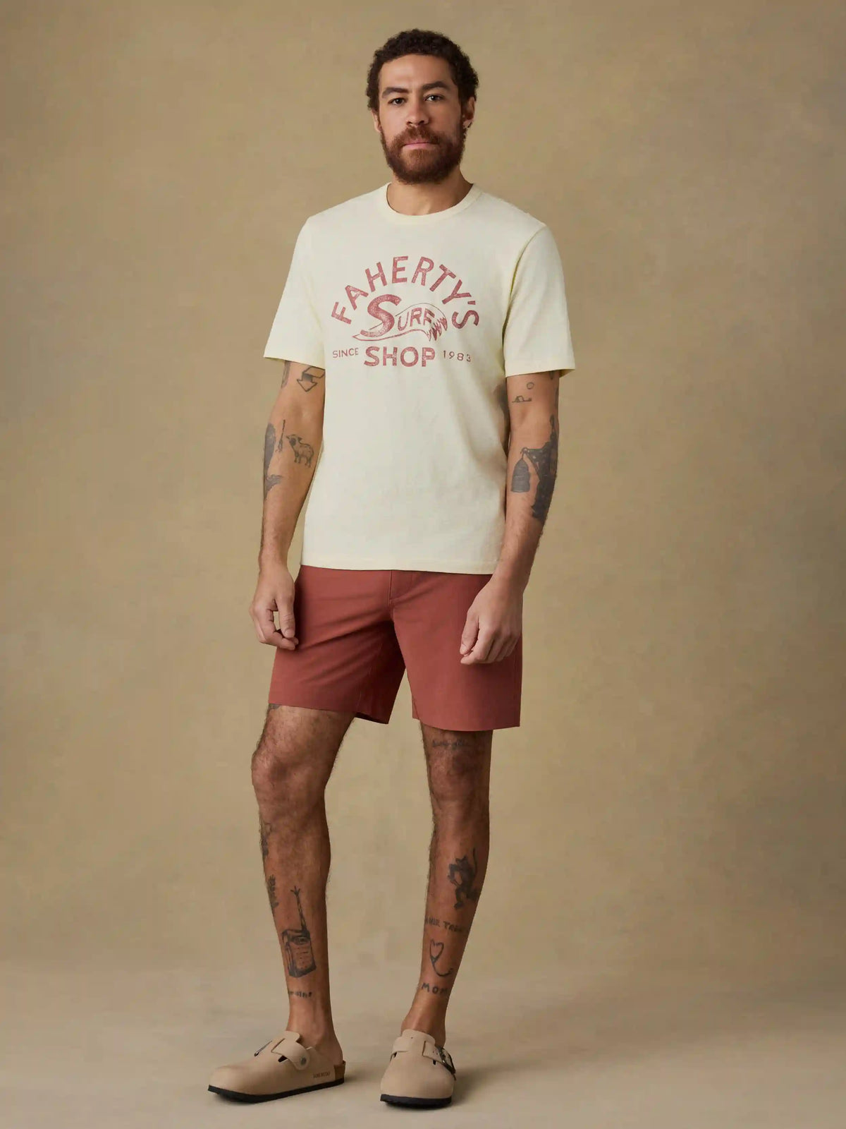 Surf Shop Sunwashed Regenerative Tee - Isle Sun