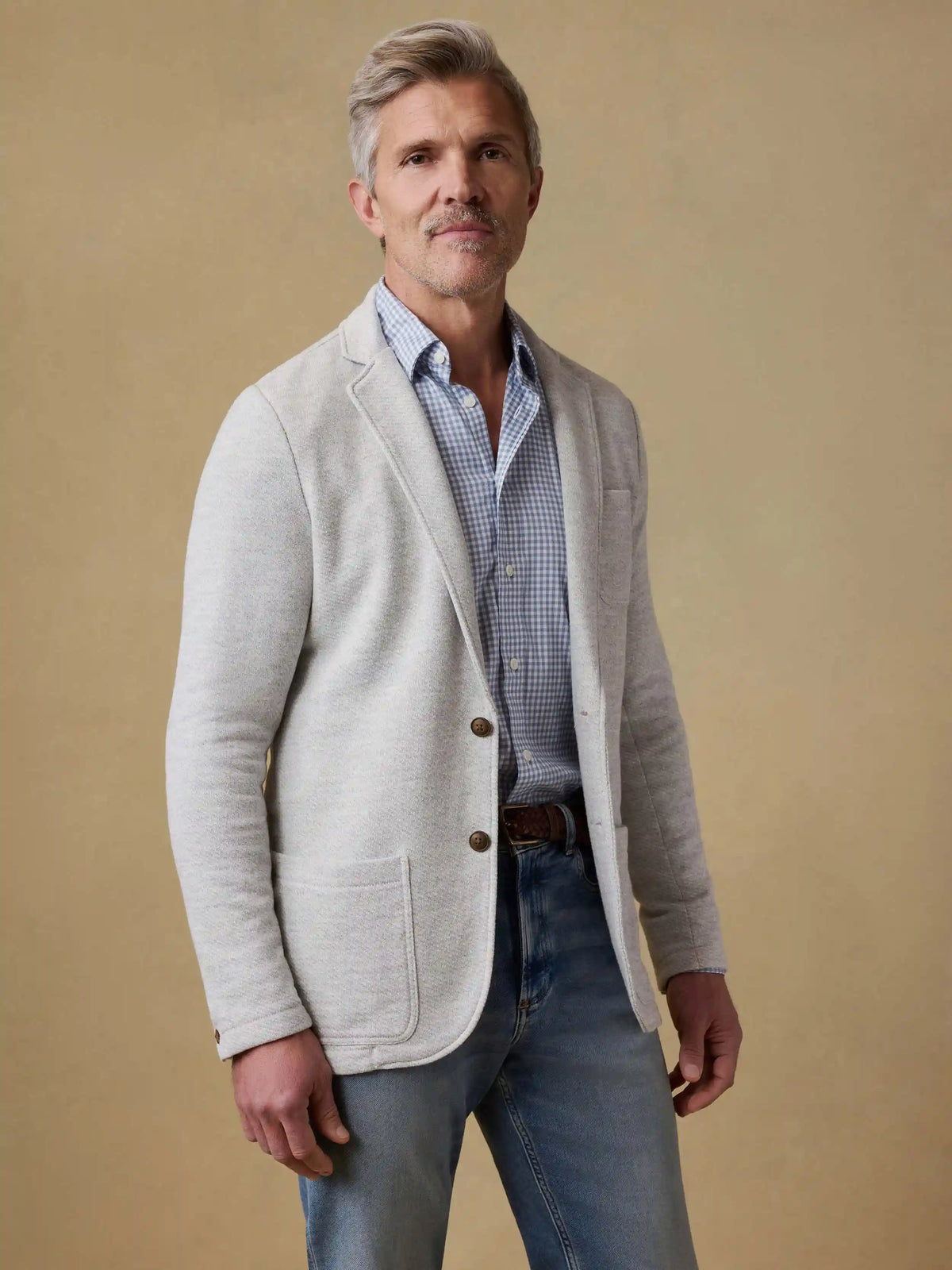 Inlet Knit Blazer (Tall) - Heather Grey