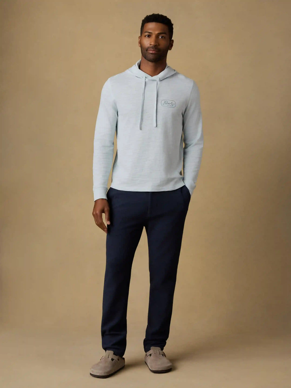 Surf Shop Sunwashed Organic Hoodie - Sky