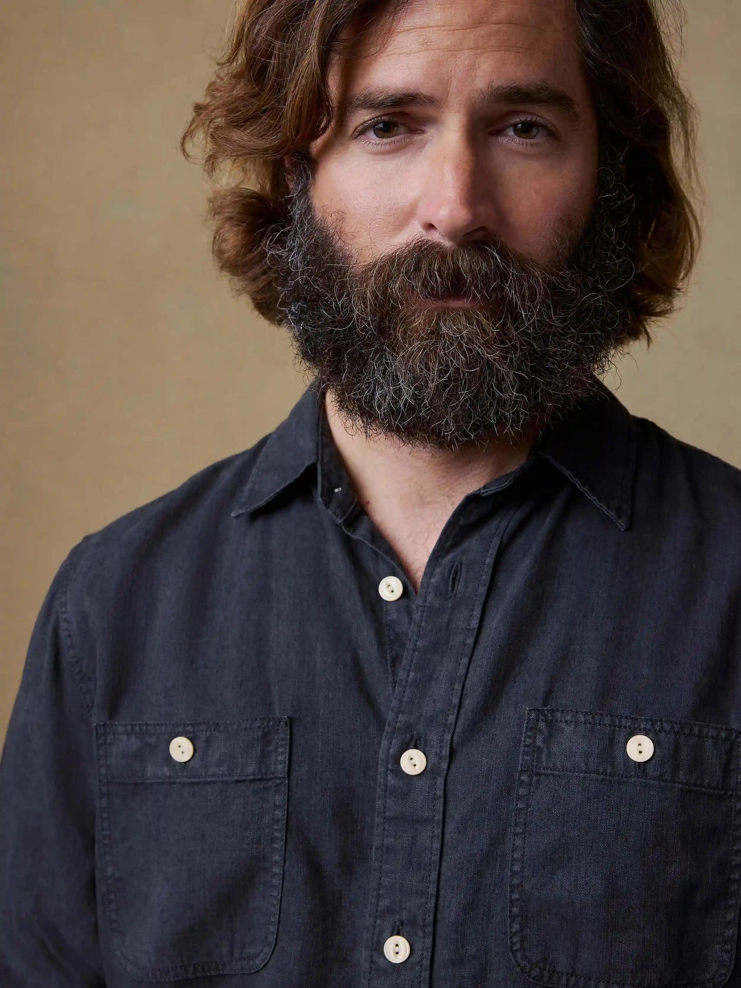 Tried & True Chambray Workshirt - Durango Black