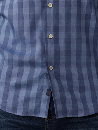 Movement™ Monterey Shirt - Navy Tide Check