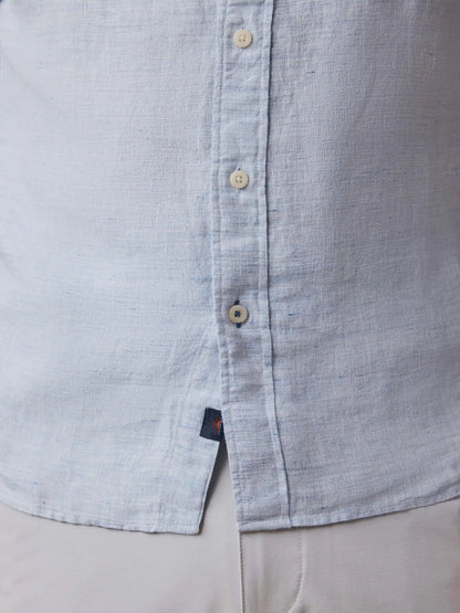Laguna Linen Shirt - Light Blue Melange