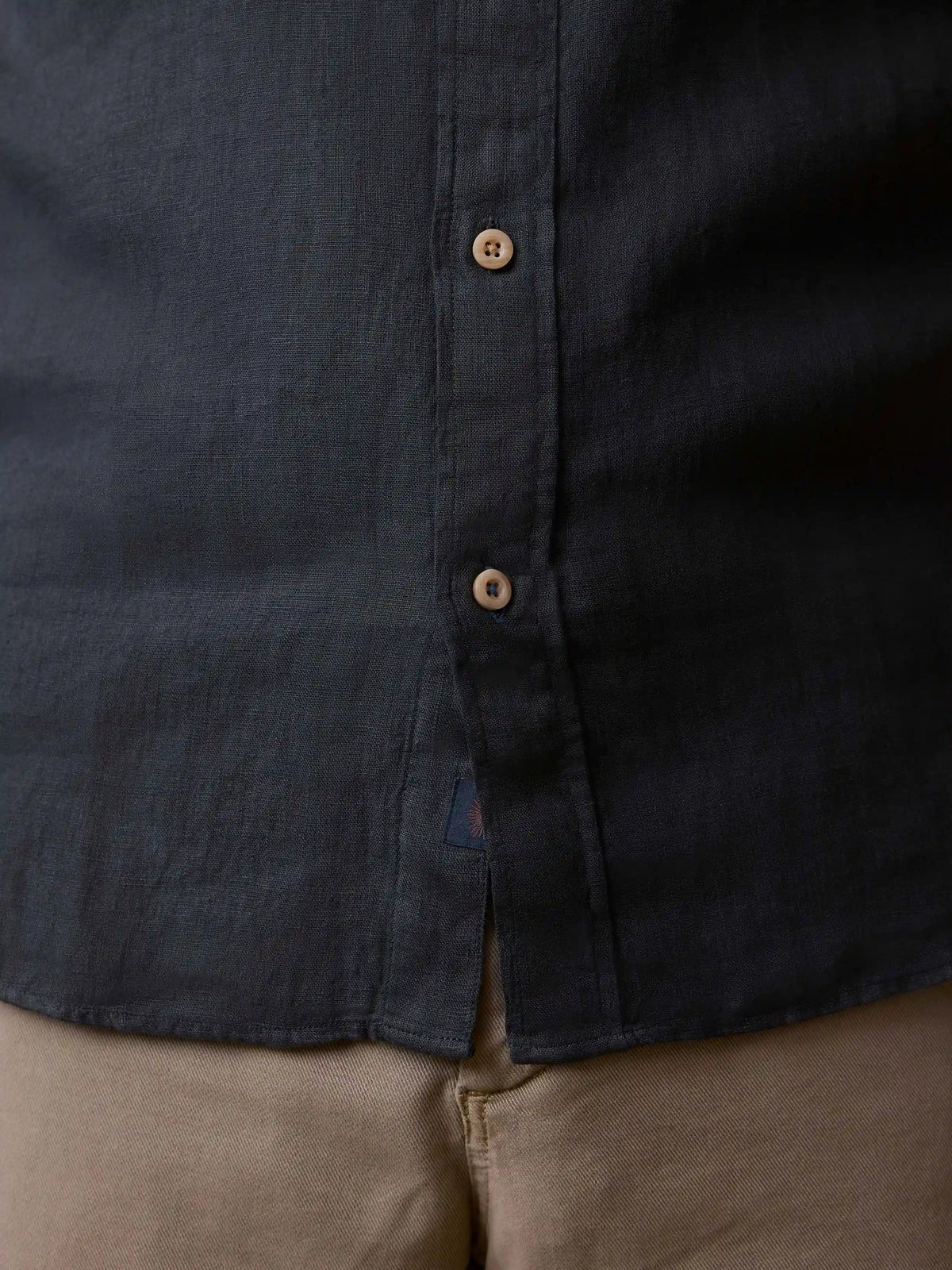 Laguna Linen Shirt - Washed Black