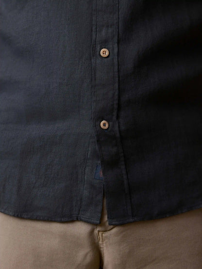 Laguna Linen Shirt - Washed Black