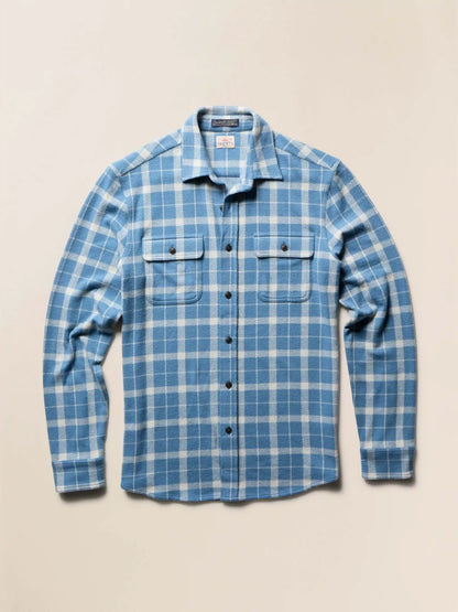 Legend™ Sweater Shirt - Blue Landing Plaid