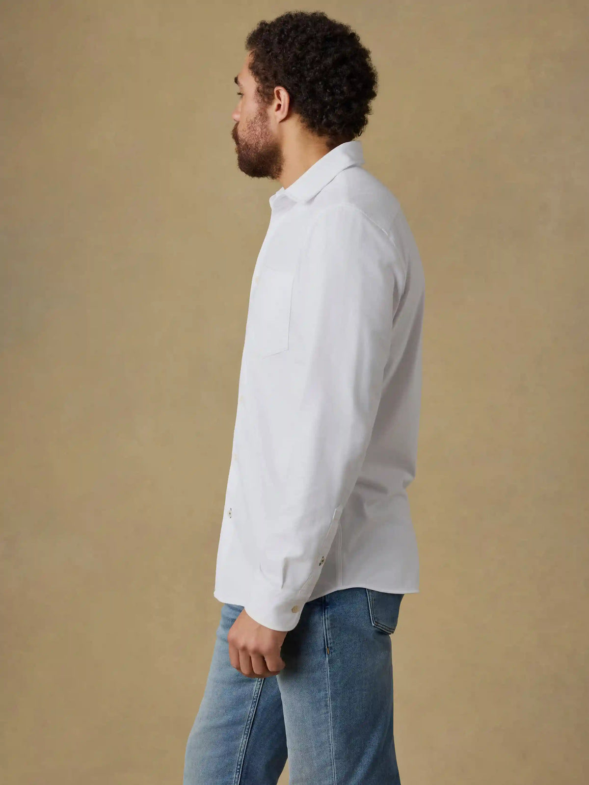 Costa Pique Shirt - Pure White