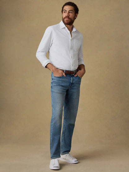 Costa Pique Shirt - Pure White
