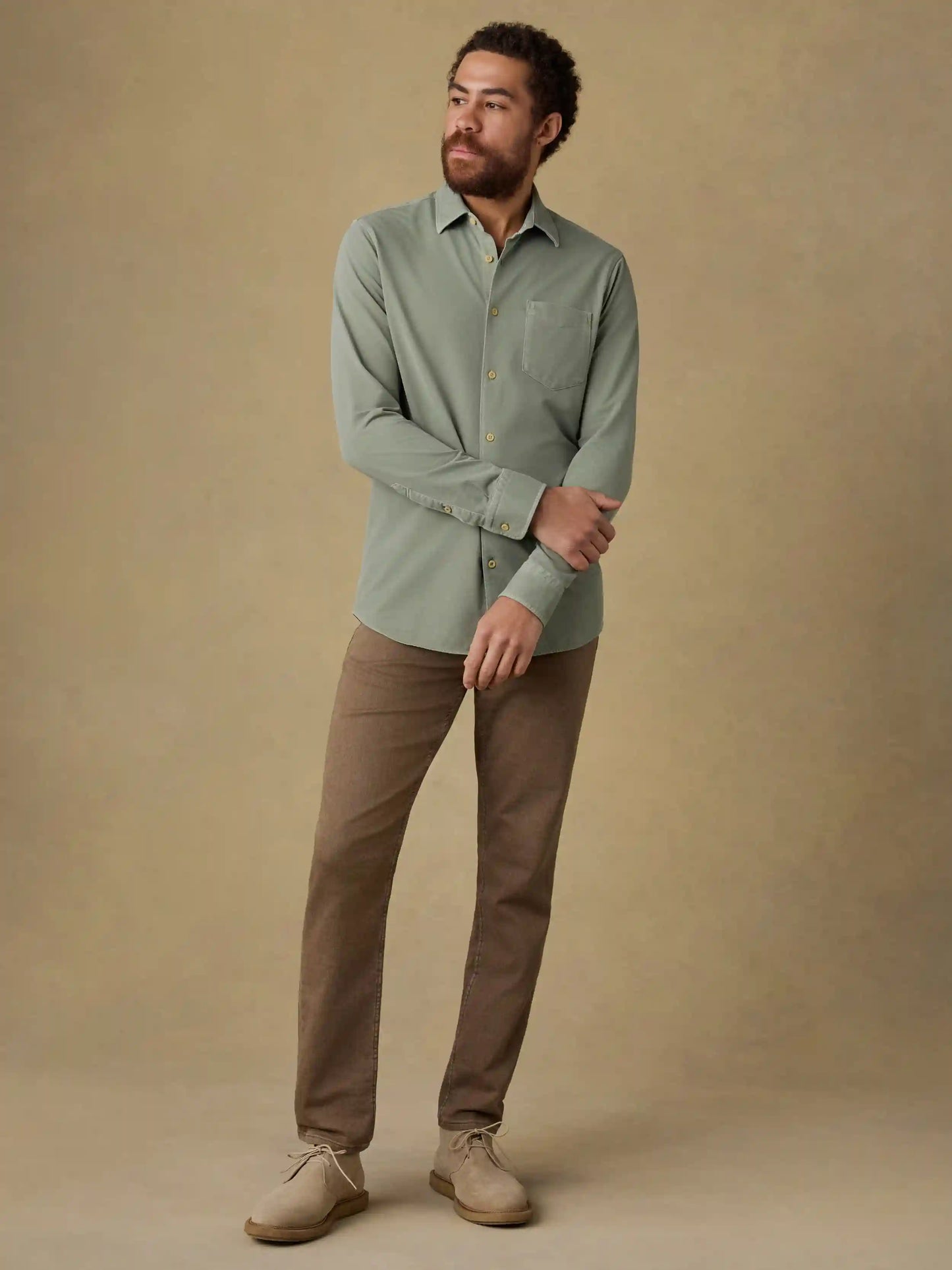 Costa Pique Shirt - Terrain Olive