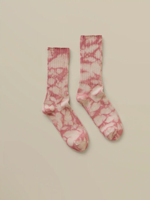 Sunwashed Tie Dye Sock - Faded Flag