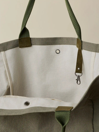 Sunwashed Canvas Utility Bag - Olive