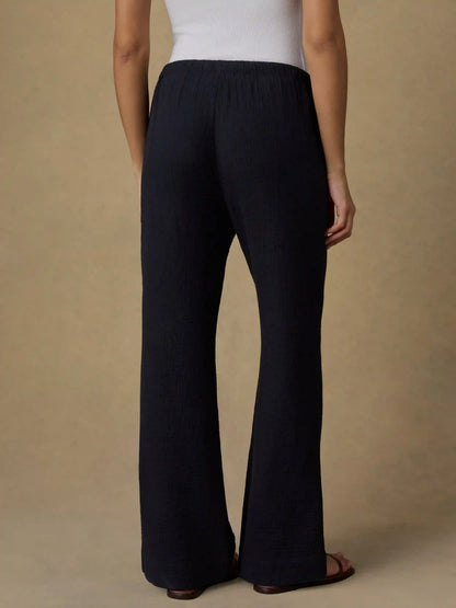 Laidback Gauze Pant - Black