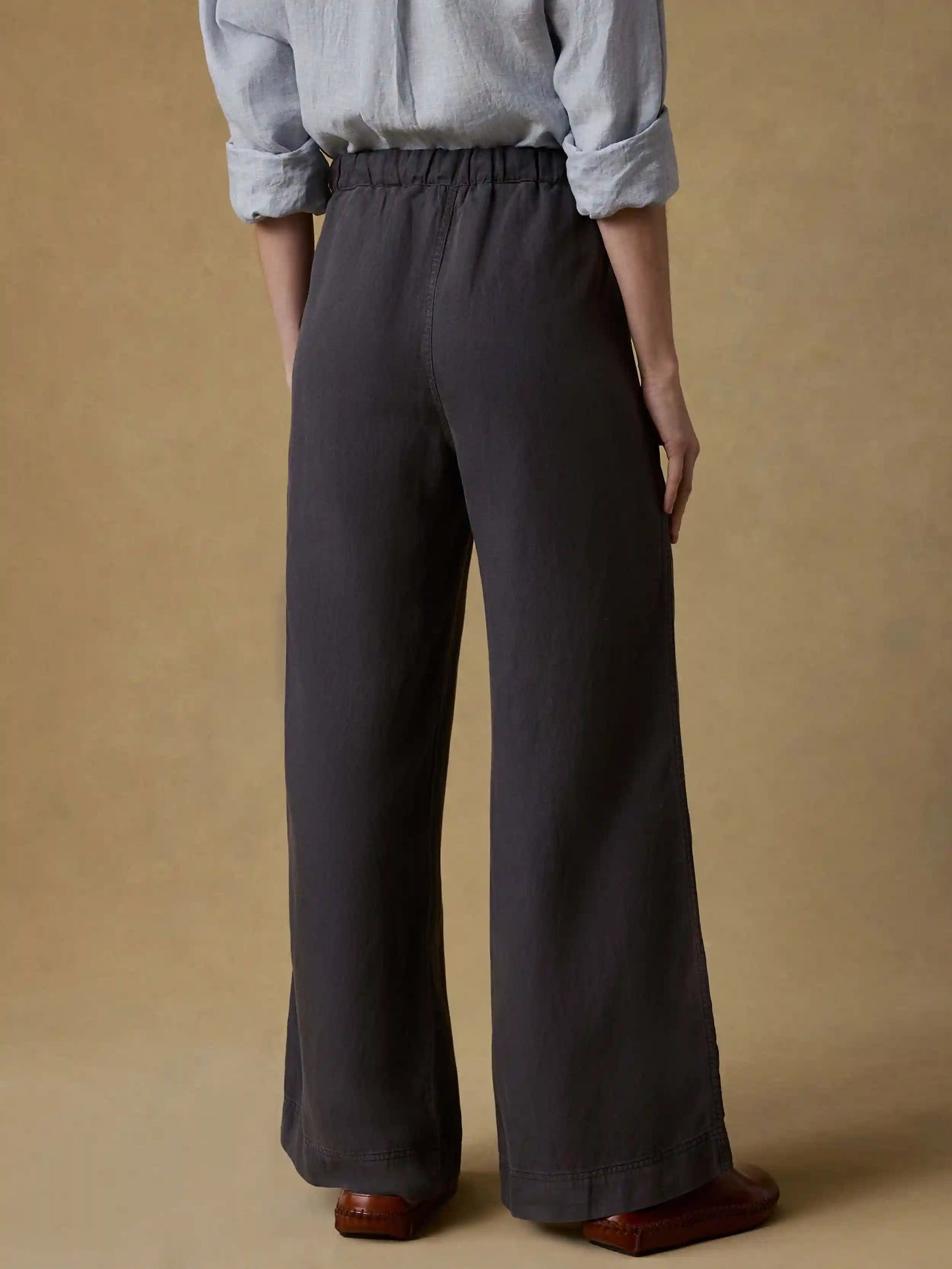 Topanga Drape Pant - Washed Black