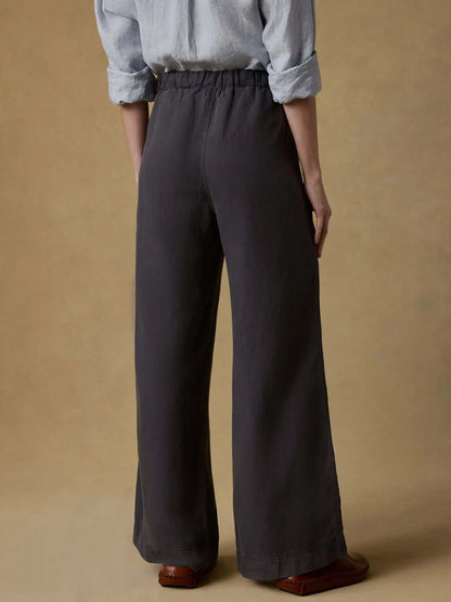 Topanga Drape Pant - Washed Black