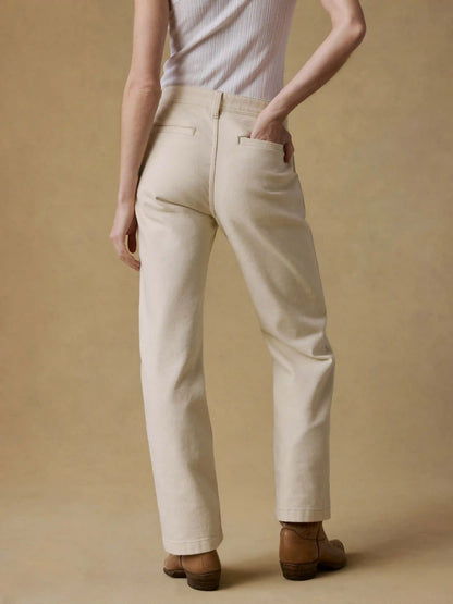 Sunwashed Canvas Dockside Pant - Sea Salt