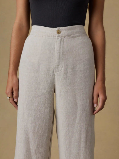 Sun Strider Linen Pant - Flax