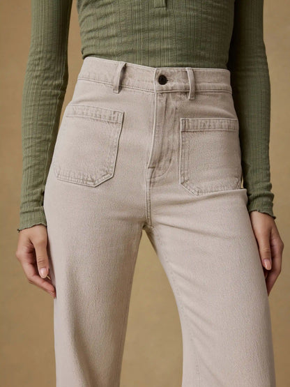 Sunfaded Denim Patch Pocket Pant - Sun Dune Wash