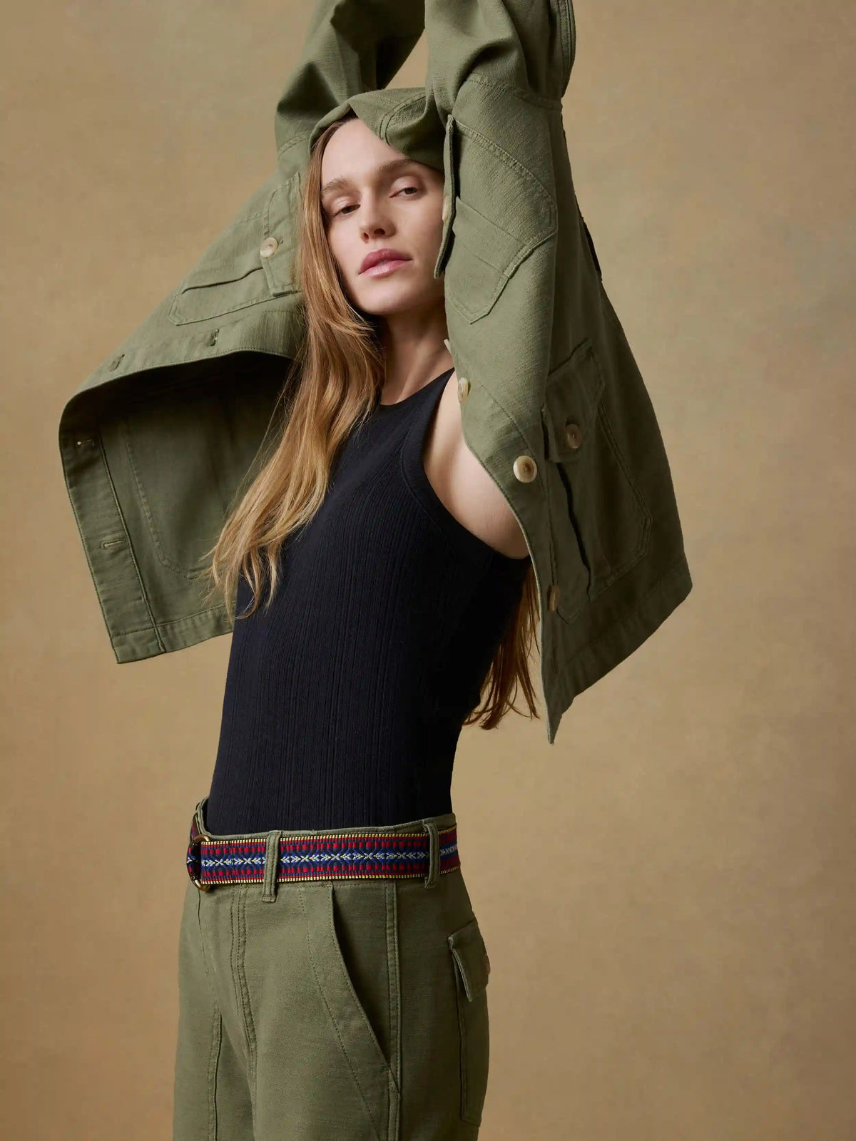 Soft Stretch Utility Pant - Moss