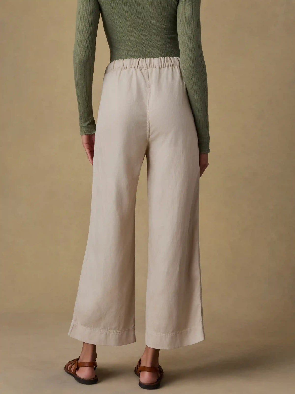 Topanga Drape Ankle Pant - Wheaten
