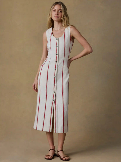 Tideweave Malibu Dress - Northbay Stripe