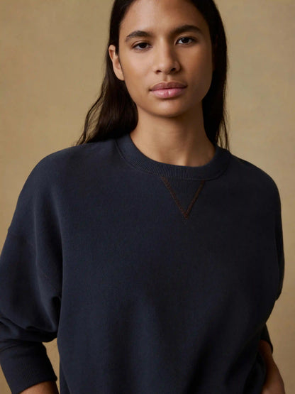 High Standard Fleece Vintage Crewneck - Black