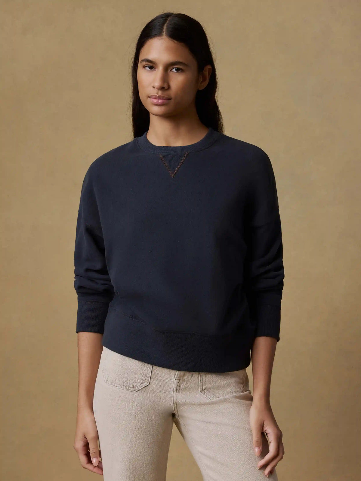 High Standard Fleece Vintage Crewneck - Black