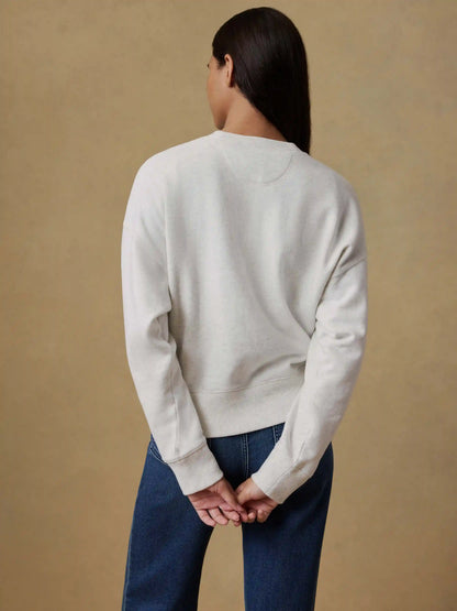 High Standard Fleece Vintage Crewneck - Ice Grey Heather