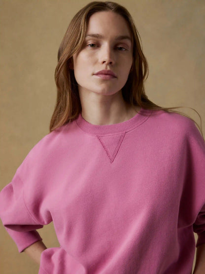 High Standard Fleece Vintage Crewneck - Ibis Rose