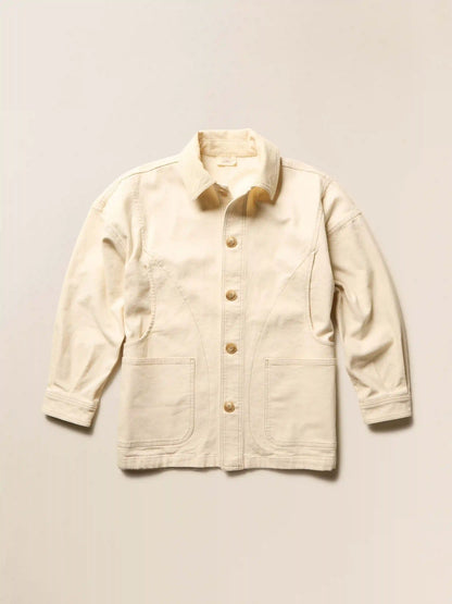 Sunwashed Canvas Chore Jacket - Sea Salt