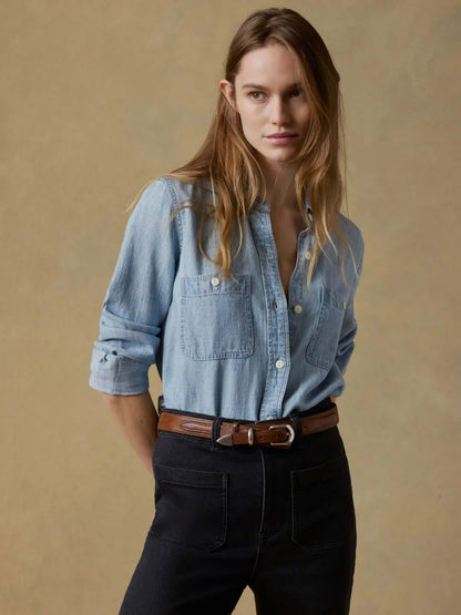 Tried & True Chambray Classic Shirt - Mid Wash
